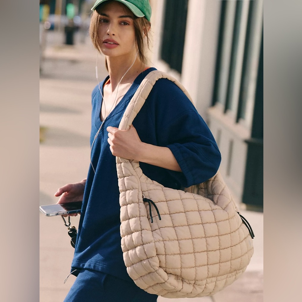 Free People Quilted Tote